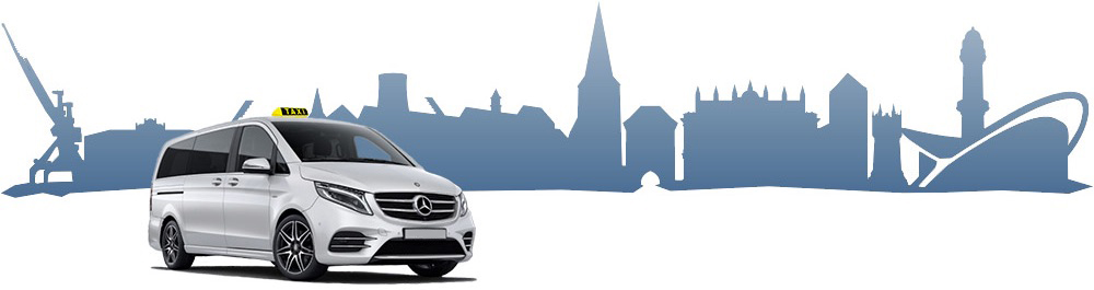Taxi Rostock Skyline von Rostock Taxi Rostock